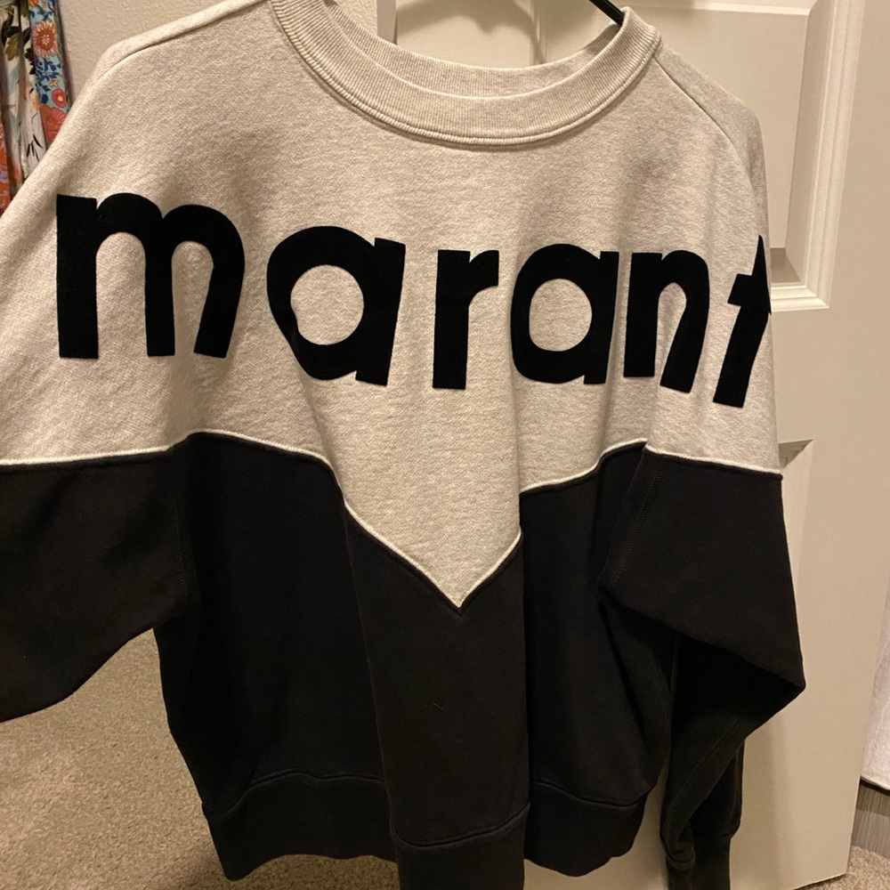 Isabel toile marant Black & Gray Houston Sweatshirt size 38